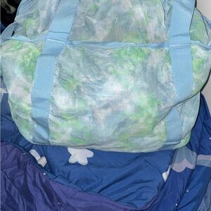 No Boundaries Blue and Green Travel Bag